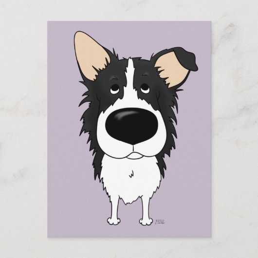Border Collie Briefkaart (Voorkant)
