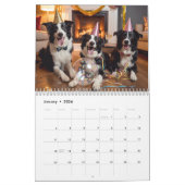 Border Collie Calendar Kalender (Jan 2026)