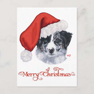 Border Collie Christmas Feestdagenkaart