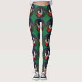 Border Collie Christmas Leggings (Voorkant)