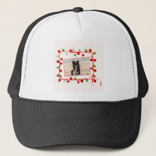 Border Collie Christmas Trucker Pet