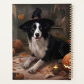 Border Collie Citrouilles Halloween Épouvantable (Dos)