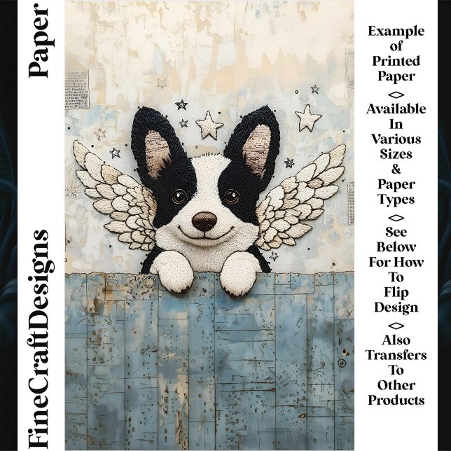 Border Collie Collage CL3 Scrapbook Paper (Creator heeft geüpload)