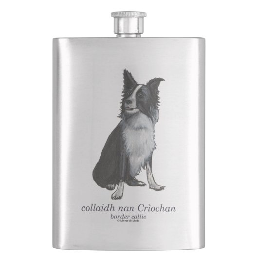 border collie - collaidh nan Crìochan Flacon (Voorkant)
