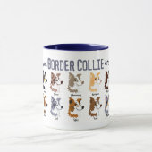 Border collie couleurs - Mug (Centre)