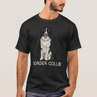 Border Collie Crazy Hondenliefhebber T-shirt