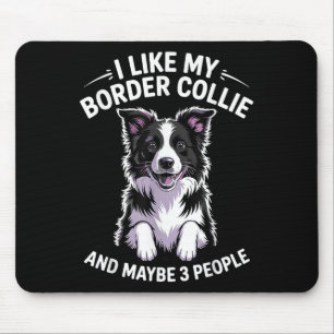Border Collie Design voor mannen vrouwen Kinder Bo Muismat