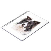 Border Collie Dog Animal Notitieboek (Linkerzijde)
