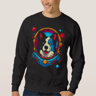 Border Collie Dog Astronaut Trui