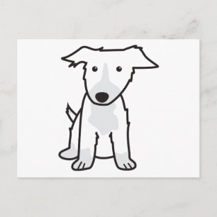 Border Collie Dog Cartoon Briefkaart