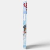Border Collie Dog in sneeuwkerstmis Case-Mate iPhone Case (Achterkant / Rechts)