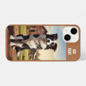 Border Collie Dog iPhone Hoesje (Achterkant horizontaal)
