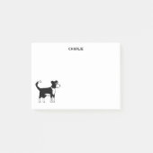 Border Collie Dog Persoonlijke naam Post-it® Notes (Voorkant)