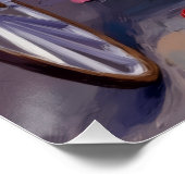 Border Collie Dog Valentine's Day Perfect Poster (Hoek)