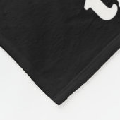 Border Collie Dont Cross The Border Fleece Deken (Hoek)