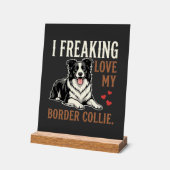 Border Collie drôle d'amour de chien (Angle)