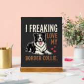 Border Collie drôle d'amour de chien (Mariage)