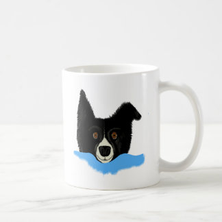 Border Collie Face Koffiemok