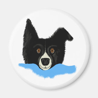 Border Collie Face Magneet