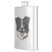 Border Collie Flacon (Links)