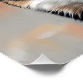 Border Collie Focus van de Velden Perfect Poster (Hoek)