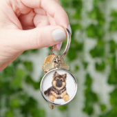 Border Collie German Shepherd Mix Sleutelhanger (Hand)