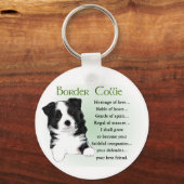 Border Collie Gifts Sleutelhanger (Voorkant)