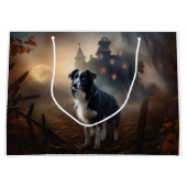 Border Collie Halloween eng Groot Cadeauzakje (Voorkant)