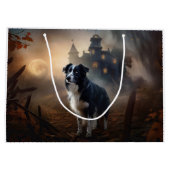 Border Collie Halloween eng Groot Cadeauzakje (Achterkant)