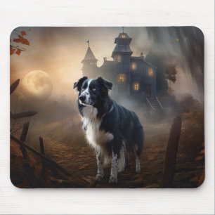 Border Collie Halloween eng Muismat