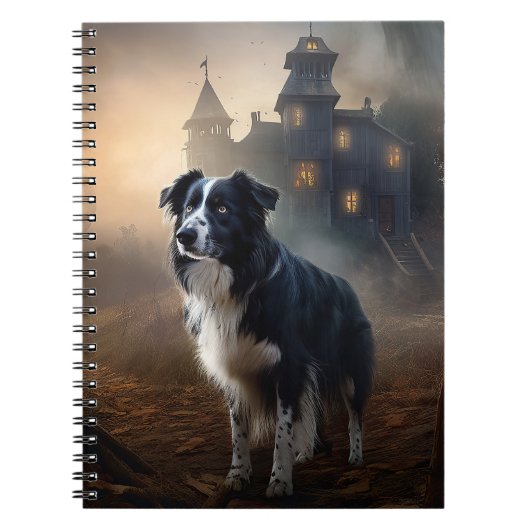 Border Collie Halloween eng Notitieboek (Voorkant)