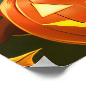 Border Collie Halloween Spooky Poster (Hoek)