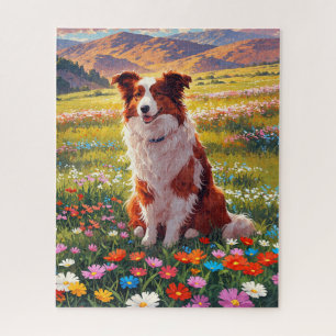 Border Collie Herdershond Legpuzzel