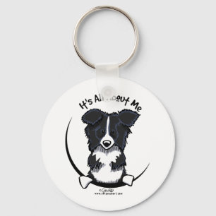 Border Collie Het draait allemaal om mij Sleutelhanger