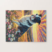 Border Collie Hond Legpuzzel (Horizontaal)
