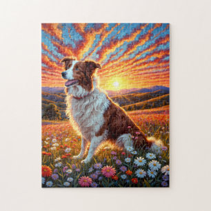 Border Collie Hond Legpuzzel
