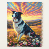 Border Collie Hond Planner (Achterkant)