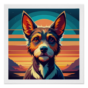 Border Collie honden shirt Perfect Poster