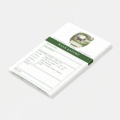 Border Collie-hondenuitlaatrapport Aangepaste Post Post-it® Notes (Schuin)