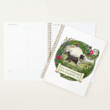 Border Collie Hondenuitlater Aangepaste Planner Ag