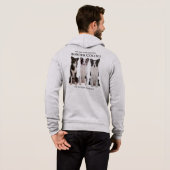 Border Collie Hoodie (Achterkant volledig)