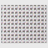 Border Collie Inpakpapier (Vlak)