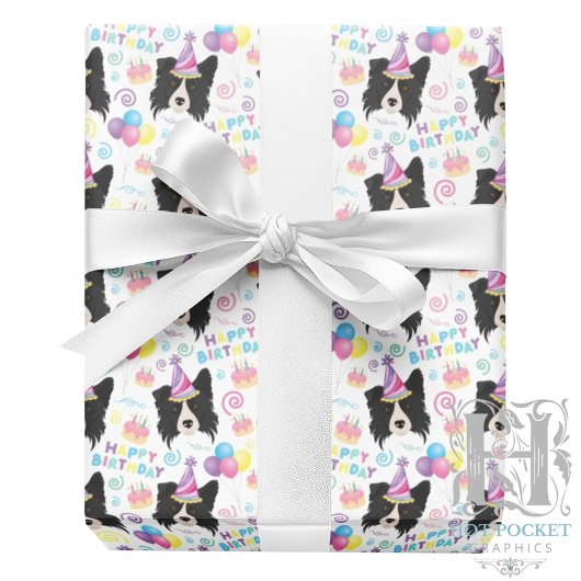 Border Collie Inpakpapier