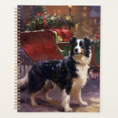 Border Collie Kerst Feestdagen Planner (Voorkant)