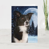 Border Collie Kerst Kaarten (Voorkant)