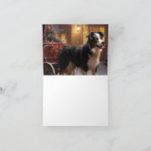 Border Collie Kerst Seizoen Kaart (Binnen)