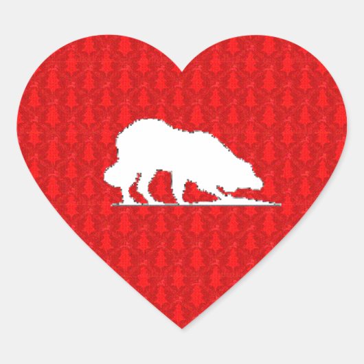 Border Collie Kerst sticker (Voorkant)