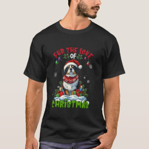 Border Collie Kerstboom Decoraties Hondenliefhebbe T-shirt