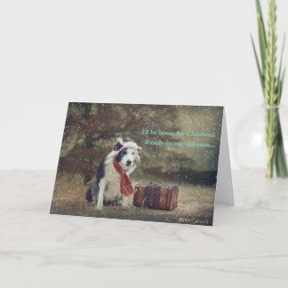 Border Collie kerstkaart Feestdagen Kaart