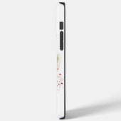 Border Collie Kerstkrans Feestelijke Pup Case-Mate iPhone Case (Achterkant / Links)
